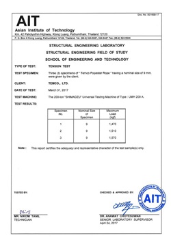 Temco Polyester Rope 9 mm